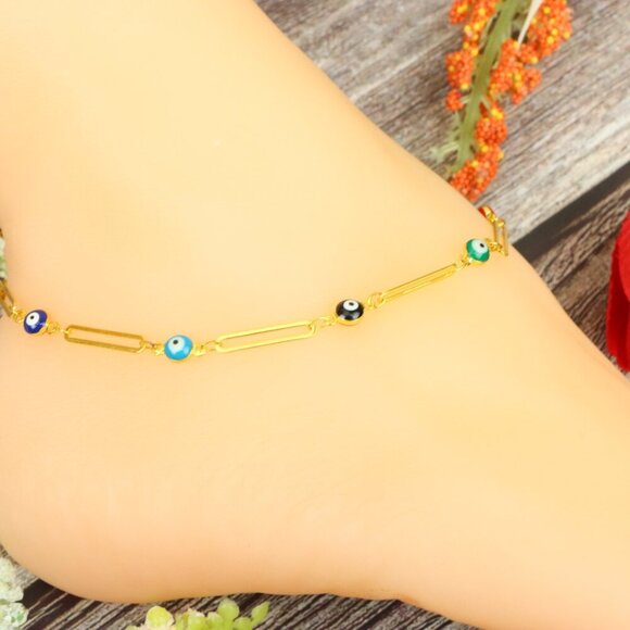 "Elegant Handmade Anklet – Delicate Jewelry for Women, MAR091481 - Picture 3 of 10
